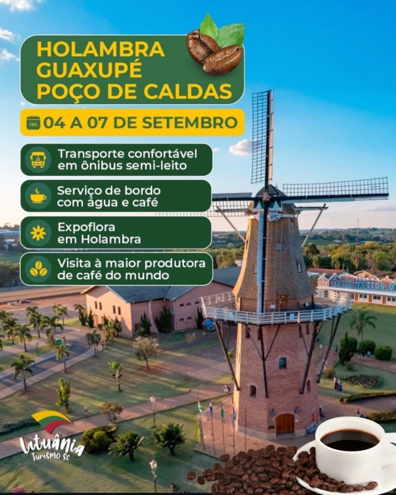 Holambra, Guaxupé e Poço de Caldas